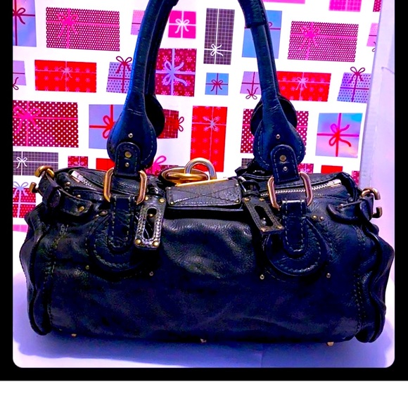 FINAL Chloe Black Paddington Padlock Leather Bag - Picture 4 of 16